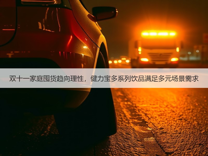 双十一家庭囤货趋向理性，健力宝多系列饮品满足多元场景需求