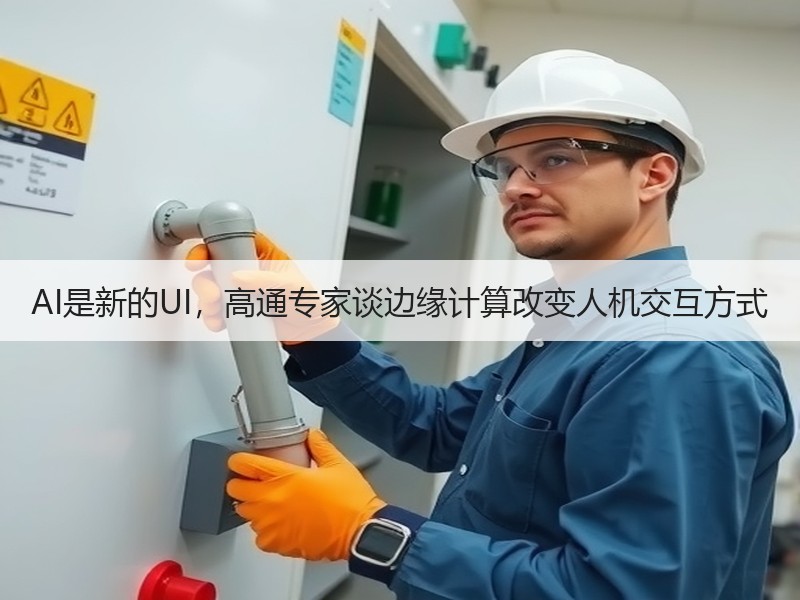 AI是新的UI，高通专家谈边缘计算改变人机交互方式