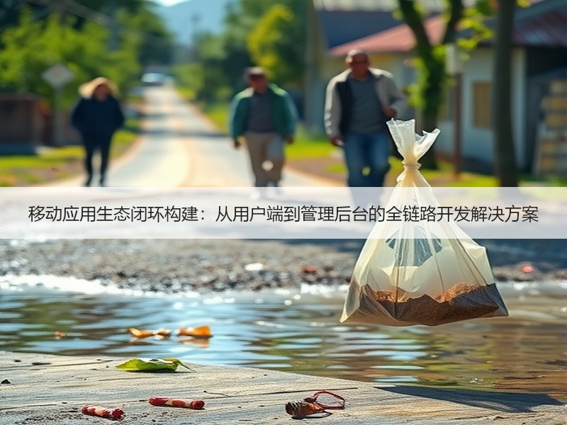 移动应用生态闭环构建：从用户端到管理后台的全链路开发解决方案