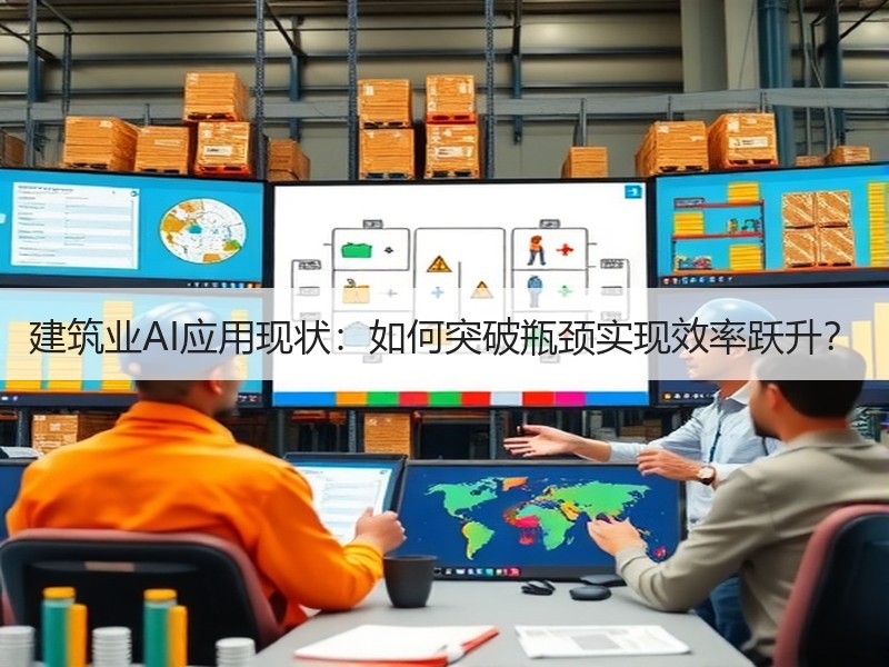 建筑业AI应用现状：如何突破瓶颈实现效率跃升？