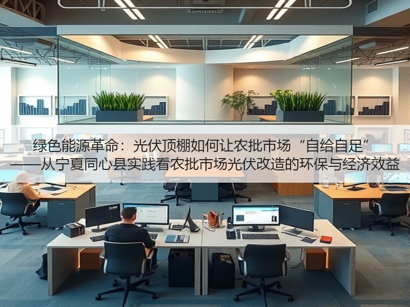 绿色能源革命：光伏顶棚如何让农批市场“自给自足” ——从宁夏同心县实践看农批市场光伏改造的环保与经济效益