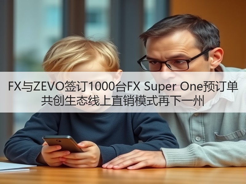 FX与ZEVO签订1000台FX Super One预订单 共创生态线上直销模式再下一州