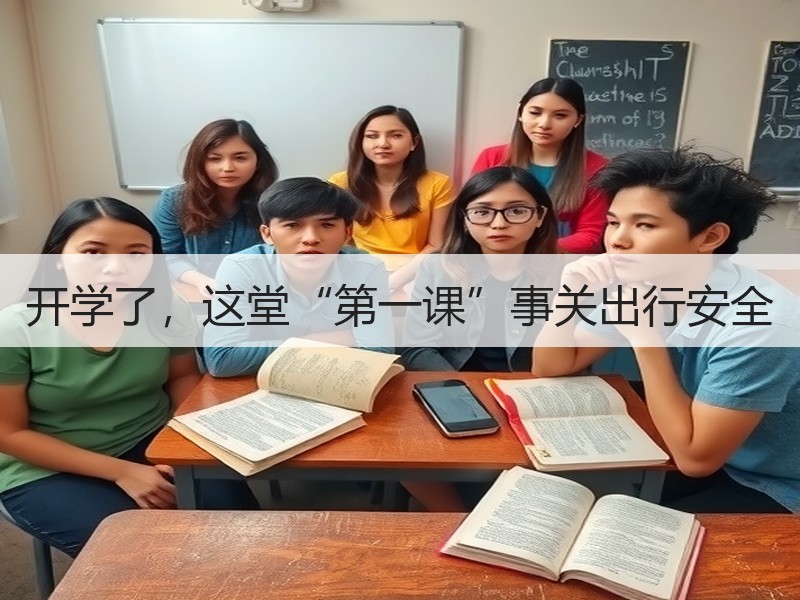 开学了，这堂“第一课”事关出行安全