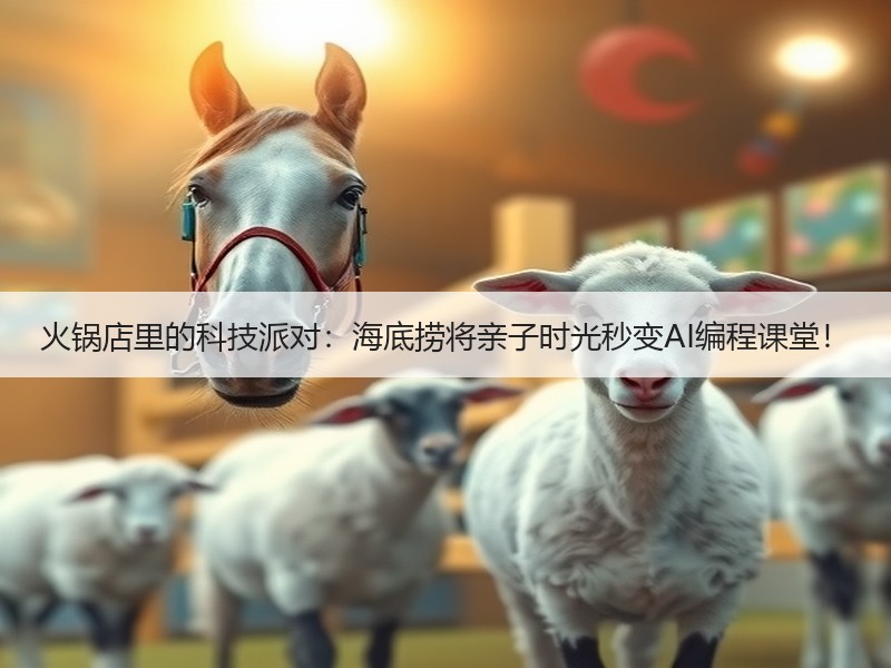 火锅店里的科技派对：海底捞将亲子时光秒变AI编程课堂！