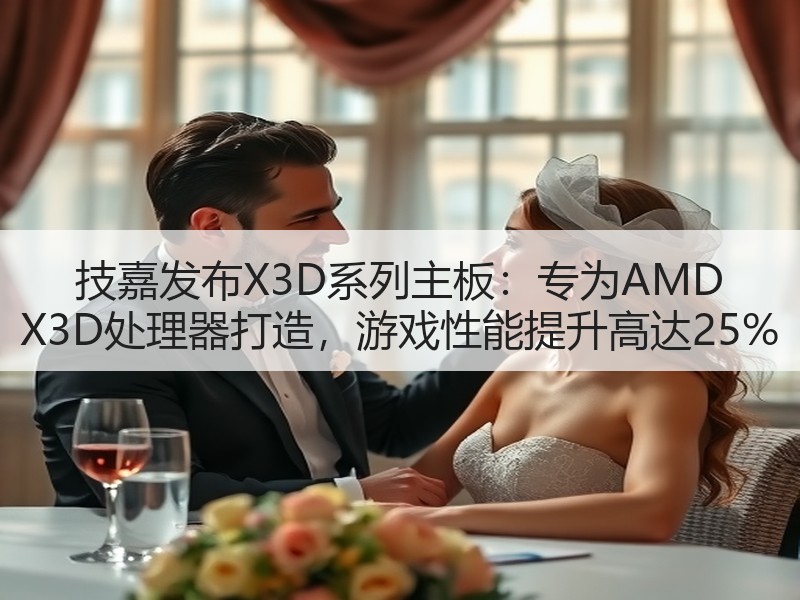 技嘉发布X3D系列主板：专为AMD X3D处理器打造，游戏性能提升高达25%