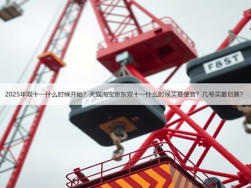 2025年双十一什么时候开始？天猫淘宝京东双十一什么时候买最便宜？几号买最划算？