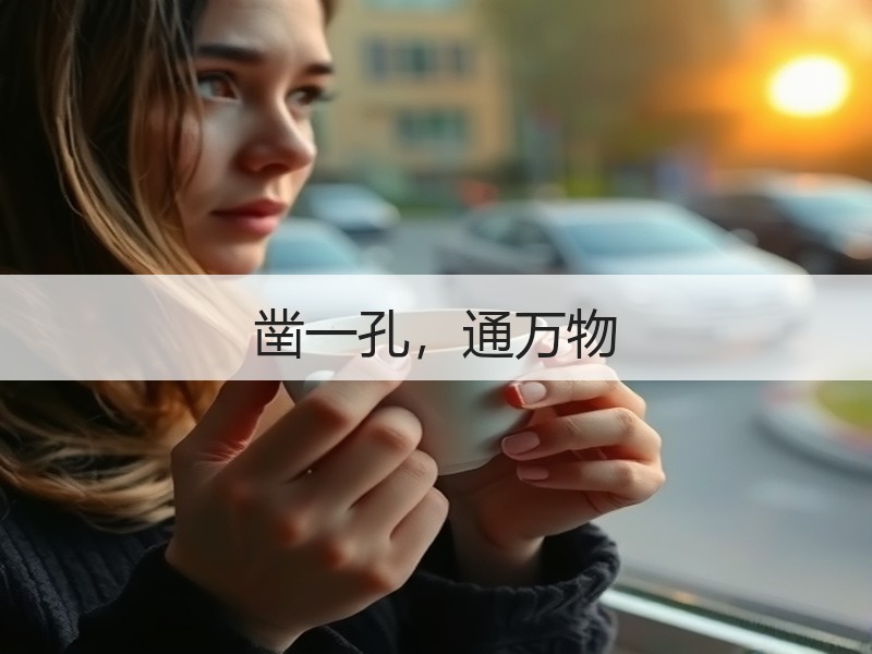 凿一孔，通万物