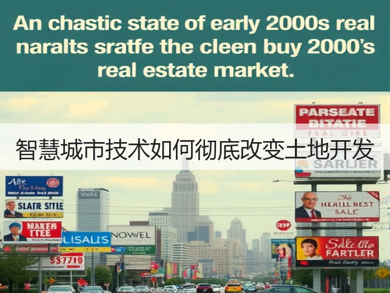 智慧城市技术如何彻底改变土地开发