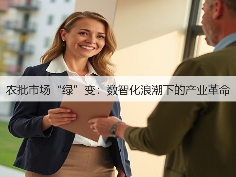 农批市场“绿”变：数智化浪潮下的产业革命