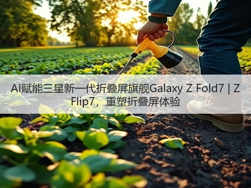 AI赋能三星新一代折叠屏旗舰Galaxy Z Fold7 | Z Flip7，重塑折叠屏体验
