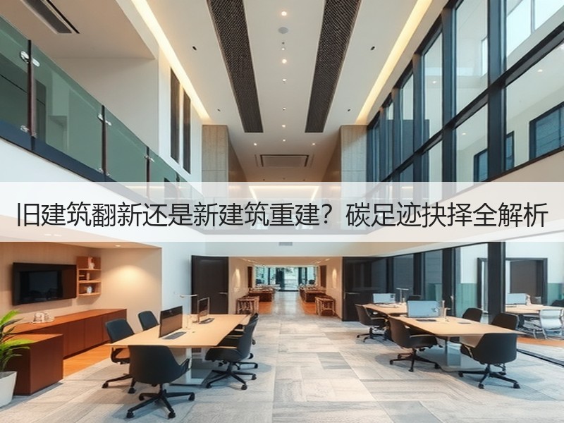 旧建筑翻新还是新建筑重建？碳足迹抉择全解析
