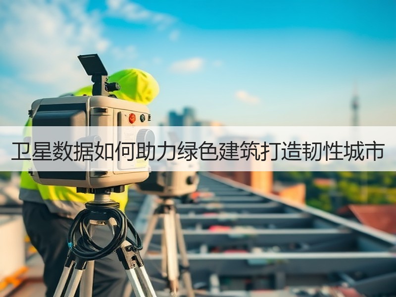 卫星数据如何助力绿色建筑打造韧性城市