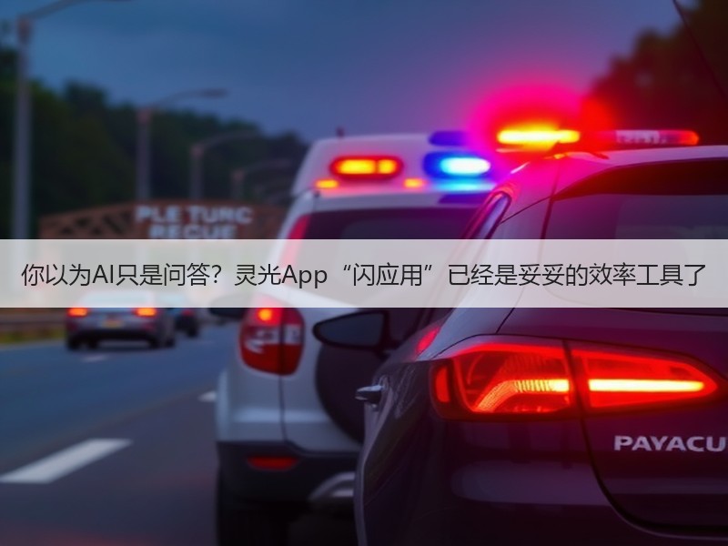 你以为AI只是问答？灵光App“闪应用”已经是妥妥的效率工具了