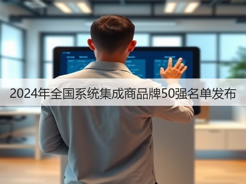 2024年全国系统集成商品牌50强名单发布