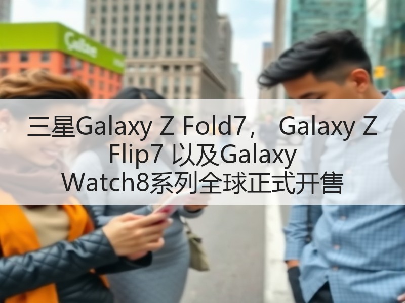 三星Galaxy Z Fold7， Galaxy Z Flip7 以及Galaxy Watch8系列全球正式开售