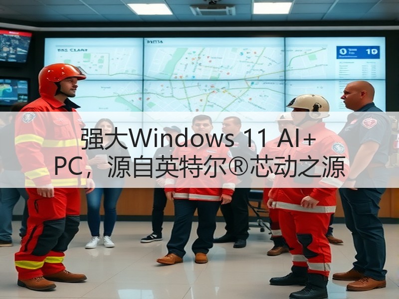 强大Windows 11 AI+ PC，源自英特尔®芯动之源