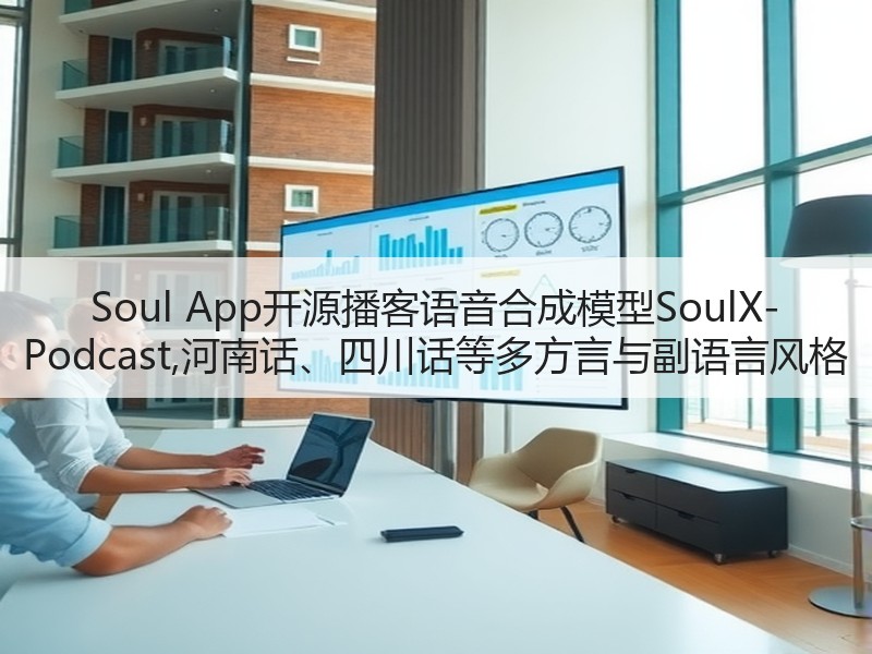 Soul App开源播客语音合成模型SoulX-Podcast,河南话、四川话等多方言与副语言风格