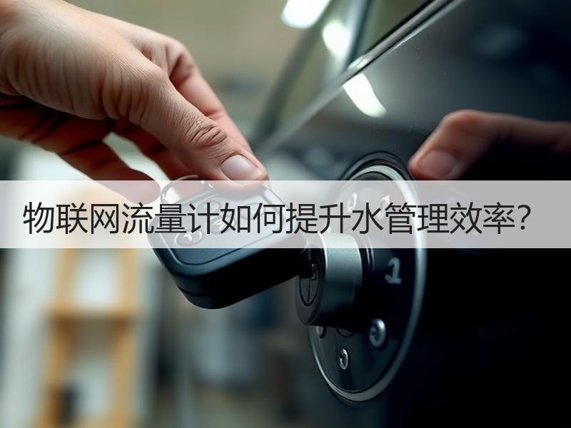 物联网流量计如何提升水管理效率？