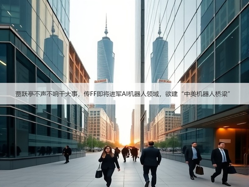 贾跃亭不声不响干大事，传FF即将进军AI机器人领域，欲建“中美机器人桥梁”