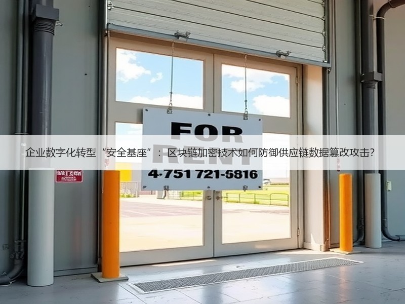 企业数字化转型“安全基座”：区块链加密技术如何防御供应链数据篡改攻击？