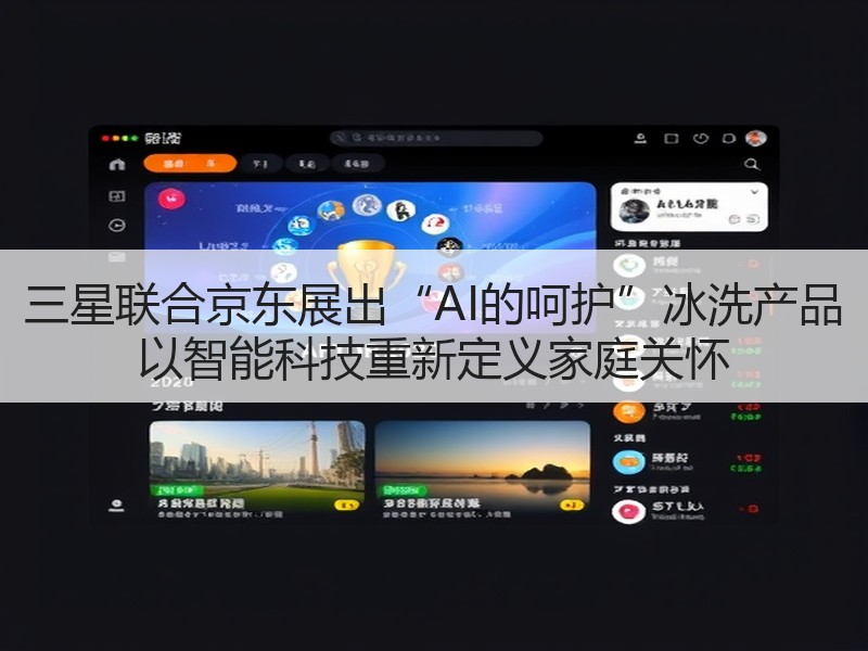 三星联合京东展出“AI的呵护”冰洗产品 以智能科技重新定义家庭关怀