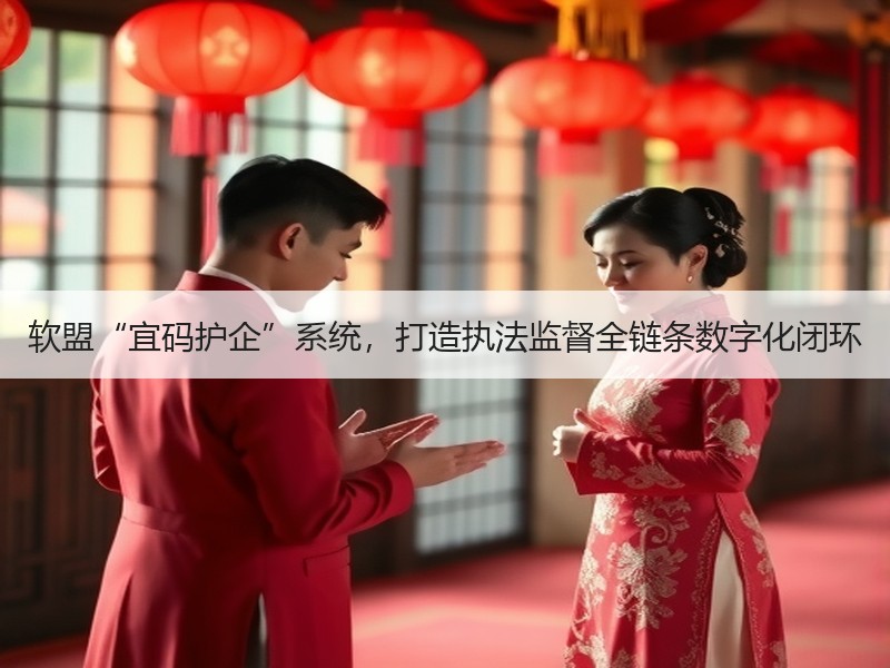 软盟“宜码护企”系统，打造执法监督全链条数字化闭环