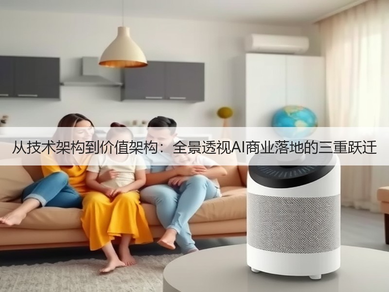 从技术架构到价值架构：全景透视AI商业落地的三重跃迁