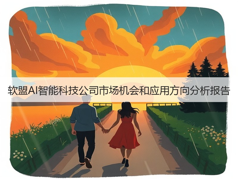 软盟AI智能科技公司市场机会和应用方向分析报告