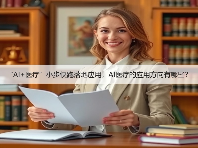 “AI+医疗”小步快跑落地应用，AI医疗的应用方向有哪些？