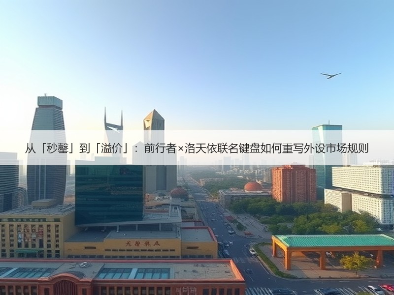 从「秒罄」到「溢价」：前行者×洛天依联名键盘如何重写外设市场规则