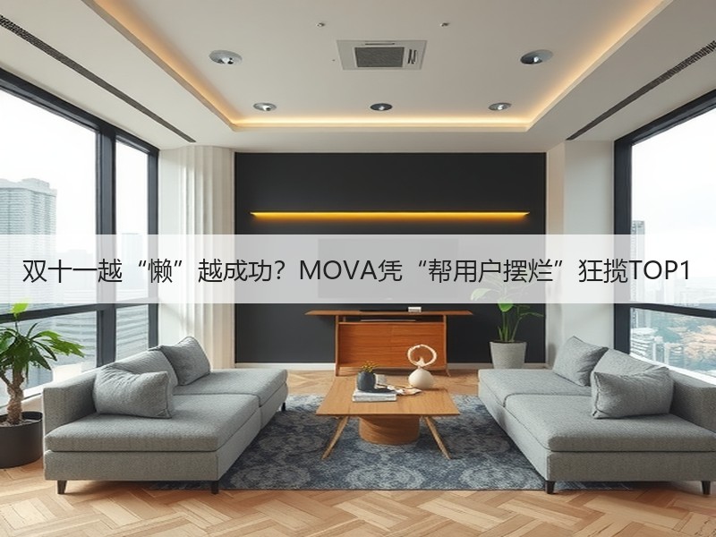 双十一越“懒”越成功？MOVA凭“帮用户摆烂”狂揽TOP1