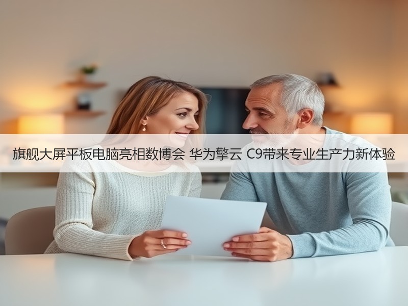 旗舰大屏平板电脑亮相数博会 华为擎云 C9带来专业生产力新体验