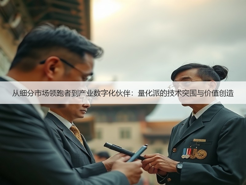 从细分市场领跑者到产业数字化伙伴：量化派的技术突围与价值创造
