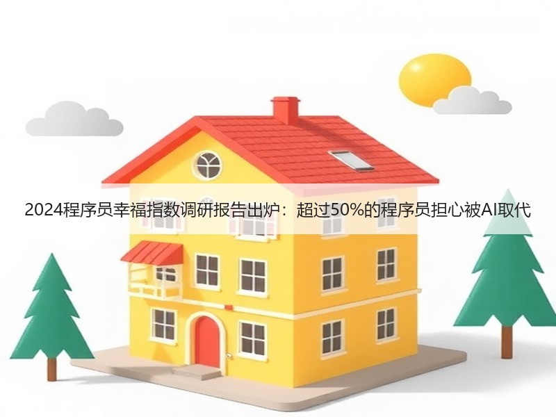 2024程序员幸福指数调研报告出炉：超过50%的程序员担心被AI取代