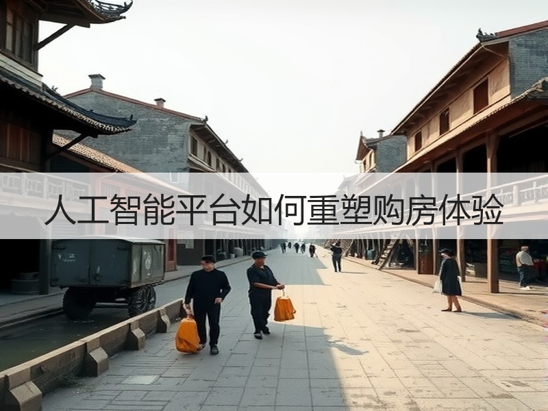 人工智能平台如何重塑购房体验