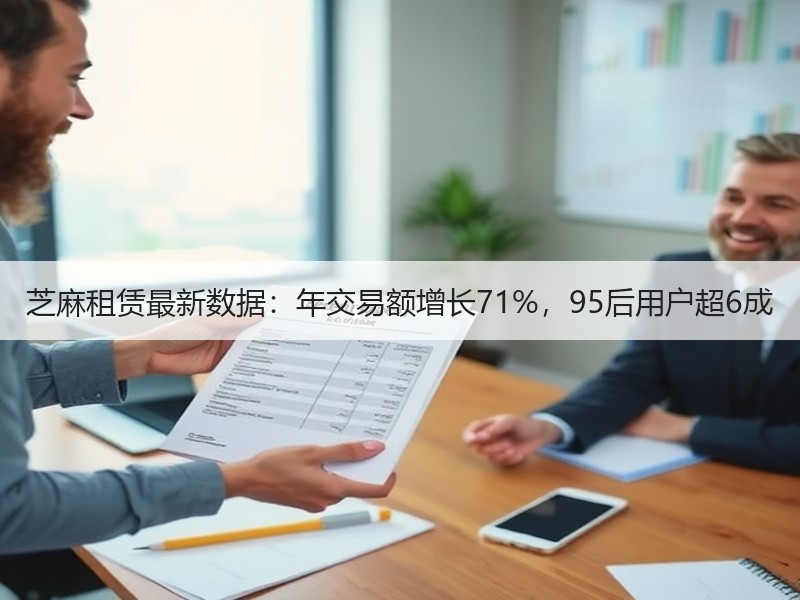 芝麻租赁最新数据：年交易额增长71%，95后用户超6成