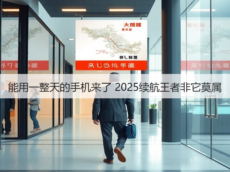 能用一整天的手机来了 2025续航王者非它莫属
