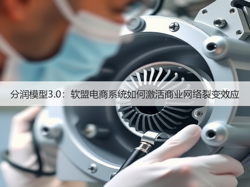 分润模型3.0：软盟电商系统如何激活商业网络裂变效应