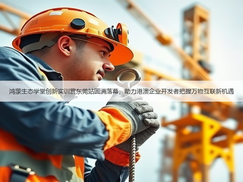 鸿蒙生态学堂创新实训营东莞站圆满落幕，助力港澳企业开发者把握万物互联新机遇
