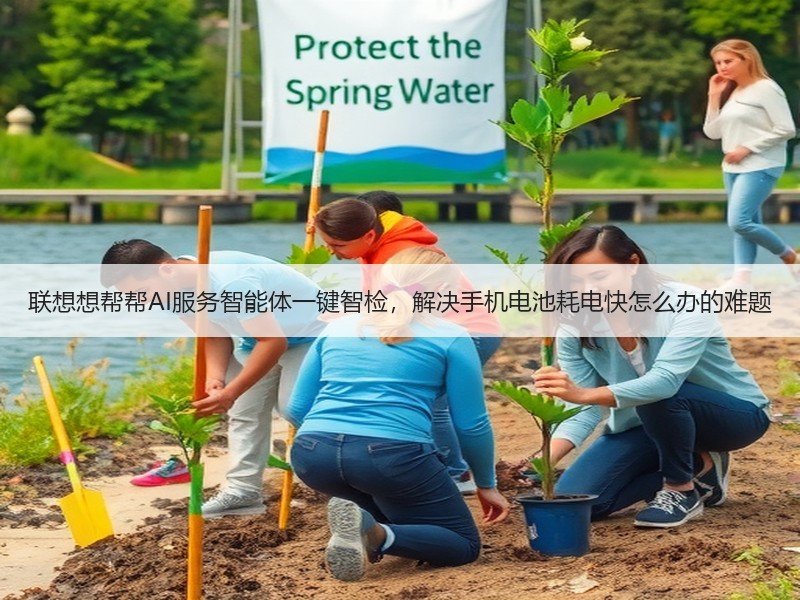 联想想帮帮AI服务智能体一键智检，解决手机电池耗电快怎么办的难题