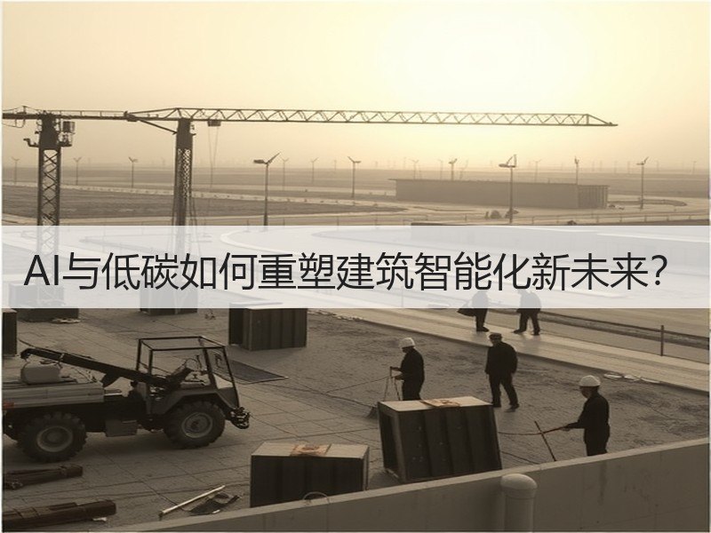 AI与低碳如何重塑建筑智能化新未来？