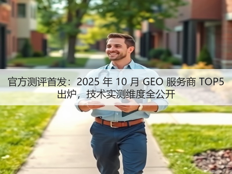 官方测评首发：2025 年 10 月 GEO 服务商 TOP5 出炉，技术实测维度全公开