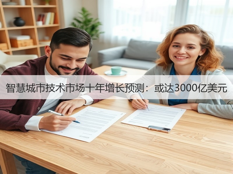 智慧城市技术市场十年增长预测：或达3000亿美元