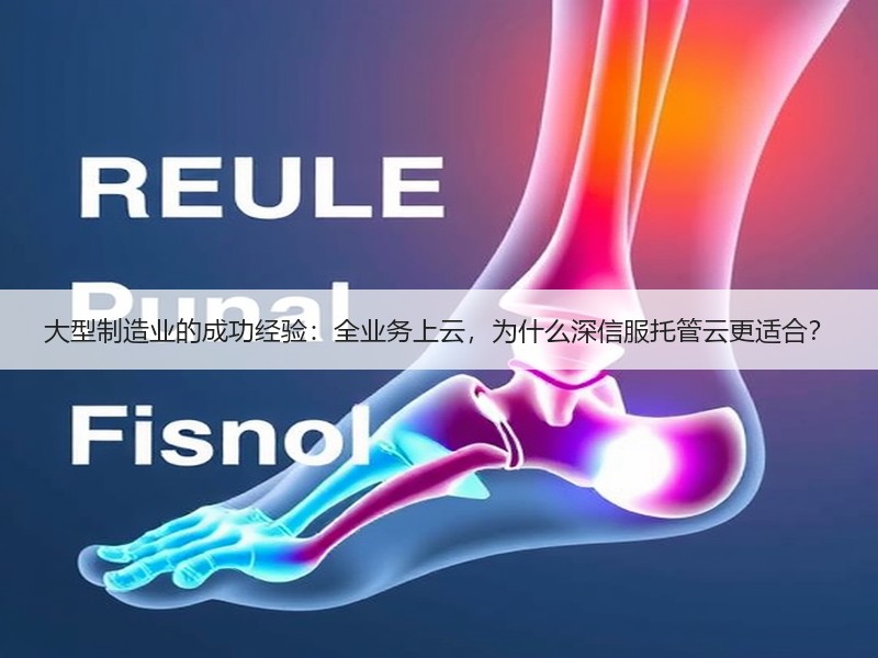 大型制造业的成功经验：全业务上云，为什么深信服托管云更适合？