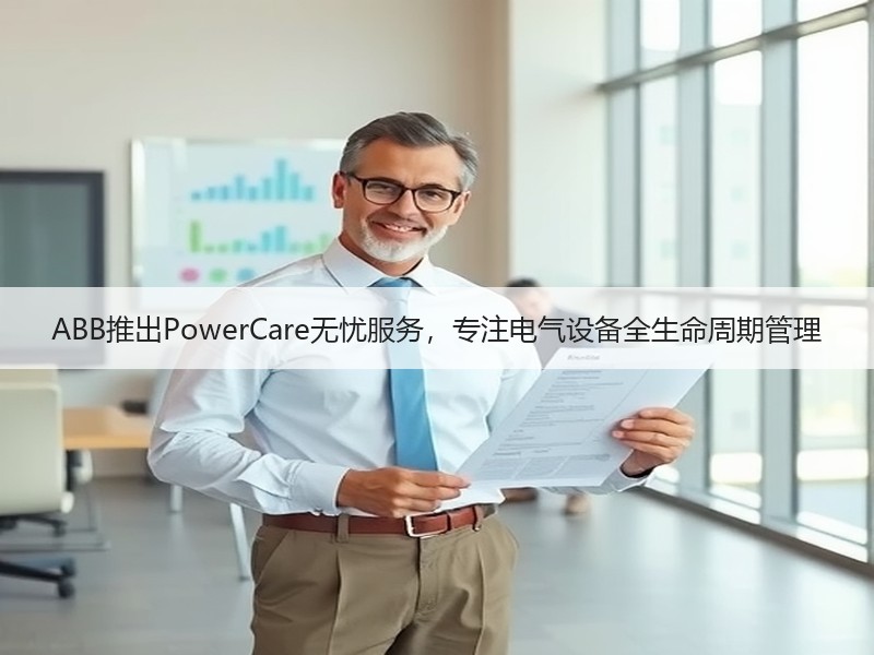 ABB推出PowerCare无忧服务，专注电气设备全生命周期管理