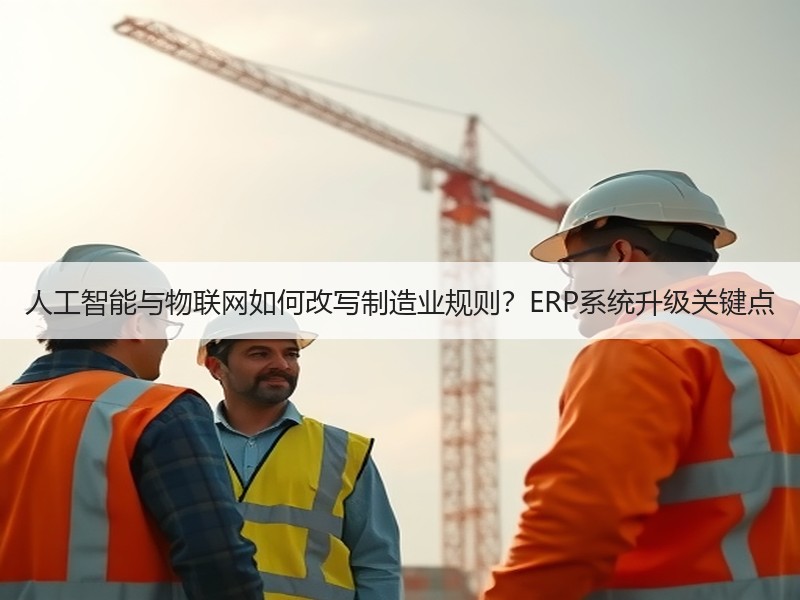 人工智能与物联网如何改写制造业规则？ERP系统升级关键点