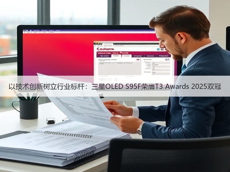 以技术创新树立行业标杆：三星OLED S95F荣膺T3 Awards 2025双冠