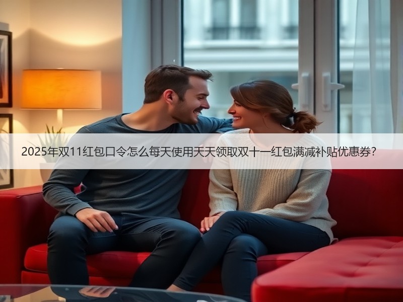 2025年双11红包口令怎么每天使用天天领取双十一红包满减补贴优惠券？