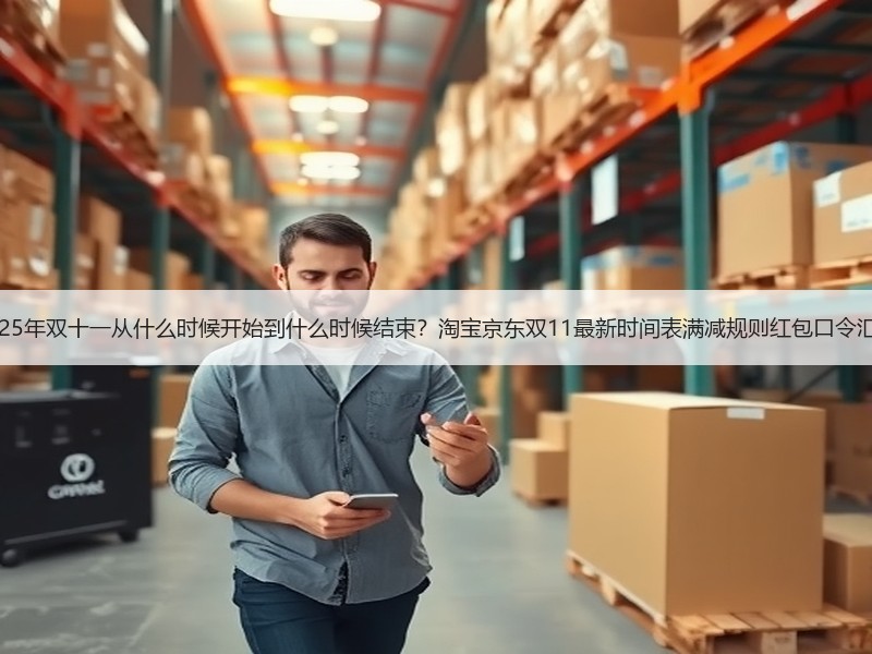 2025年双十一从什么时候开始到什么时候结束？淘宝京东双11最新时间表满减规则红包口令汇总
