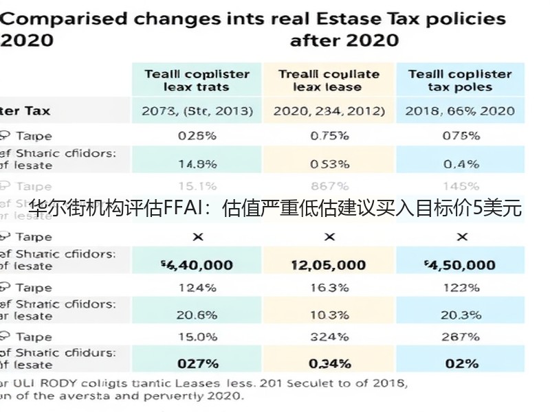 华尔街机构评估FFAI：估值严重低估建议买入目标价5美元